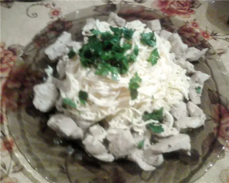 Ароматные блинчики с мясом индейки: шаг 6