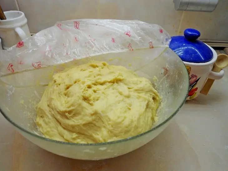 Zeppole.  картофельные пончики на дрожжах.: шаг 4