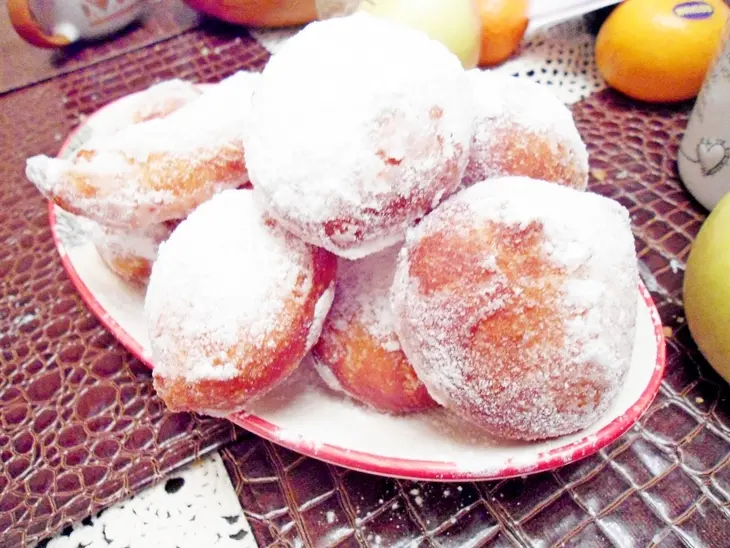 Zeppole.  картофельные пончики на дрожжах.: шаг 7