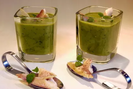 Гороховый суп -пюре с рыбой горячего копчения (постимся вкусно): шаг 5