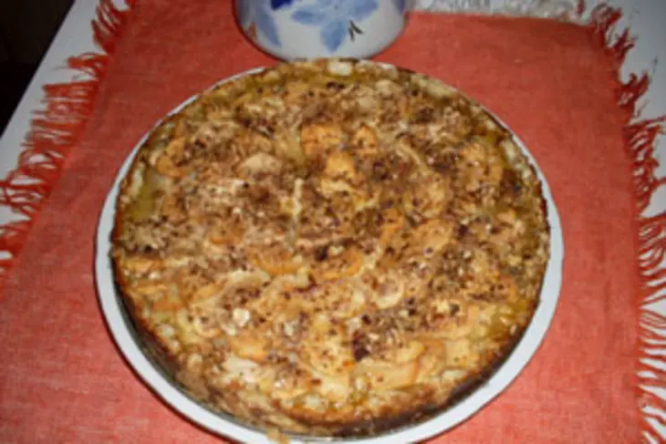 Яблочный пирог с медовой заливкой: шаг 6