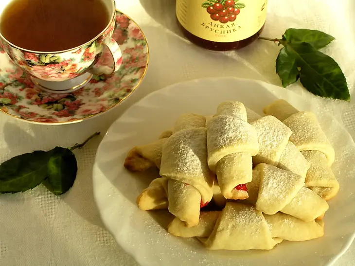 Печенье с брусничным соусом: шаг 5