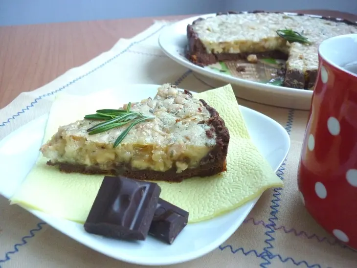 Шоколадный тарт с розмарином: шаг 9
