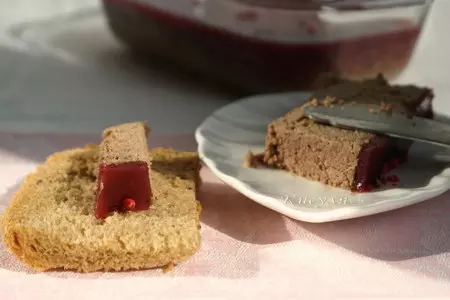 Печёночный паштет запечённый с клюквенным желе: шаг 8