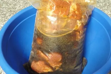 Кусок мяса на огне: шаг 4