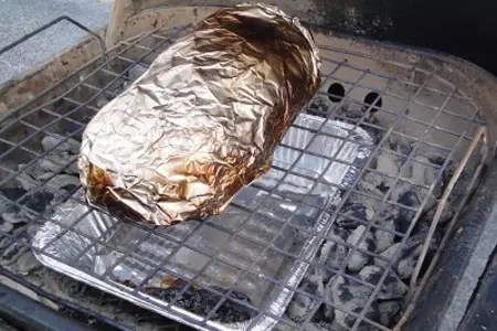 Кусок мяса на огне: шаг 5
