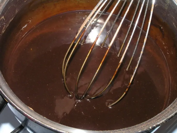 Помадка "три шоколада" (по мотивам  десерта fondaunt aux 3 chocolats от себастьяна серво): шаг 15