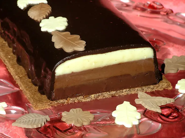 Помадка "три шоколада" (по мотивам  десерта fondaunt aux 3 chocolats от себастьяна серво): шаг 21