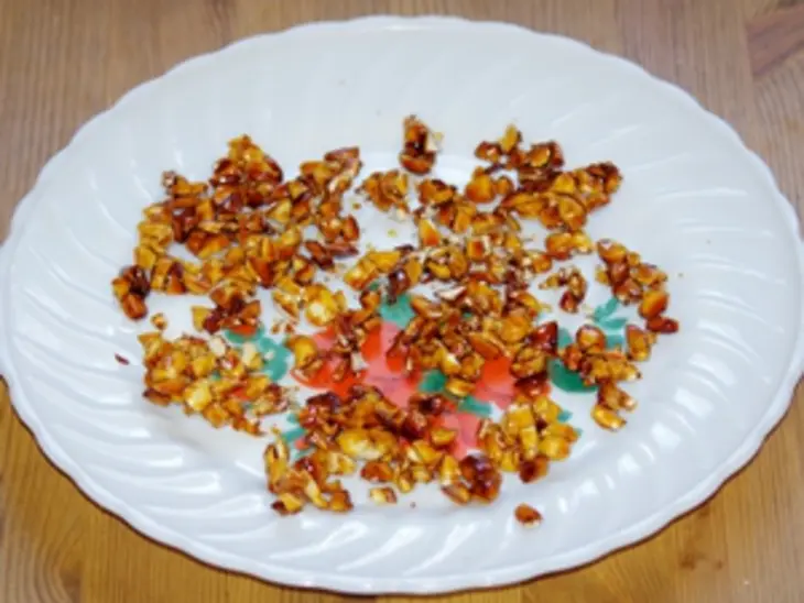Сливочно-рисовый торт с мандаринами и клубничным соусом: шаг 3