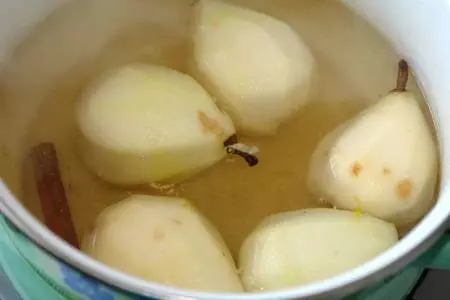 Груши с тоффи гало: шаг 3