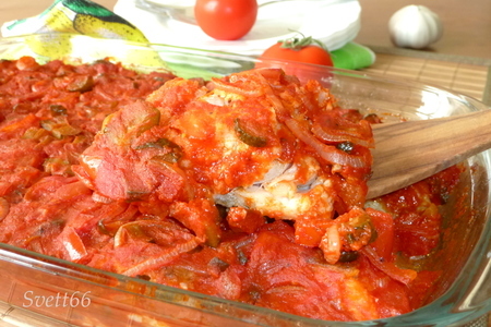 Треска, запеченная с томатным соусом: шаг 7