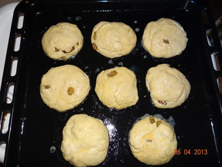 Овсяные булочки с изюмом: шаг 1