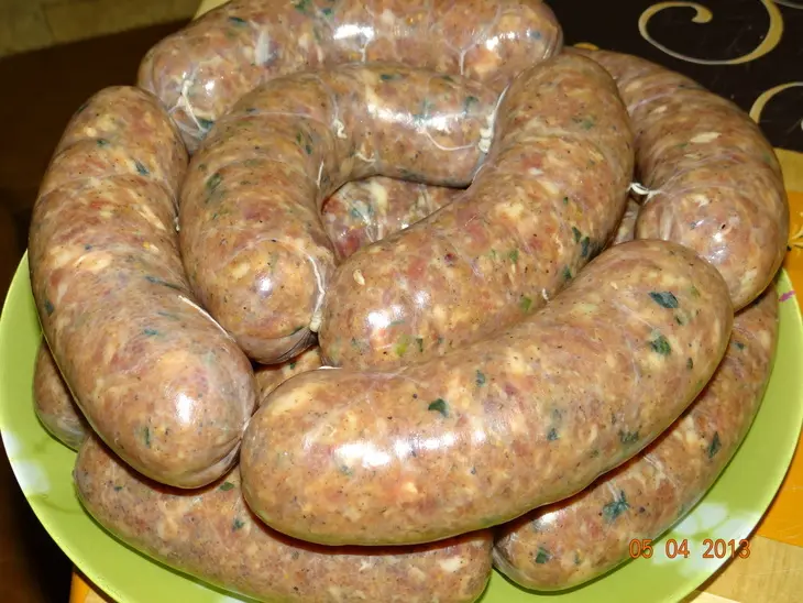 Купаты, запеченные дома: шаг 3