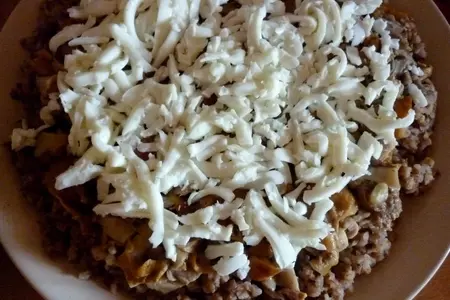 Салат "королевская гречанка": шаг 3