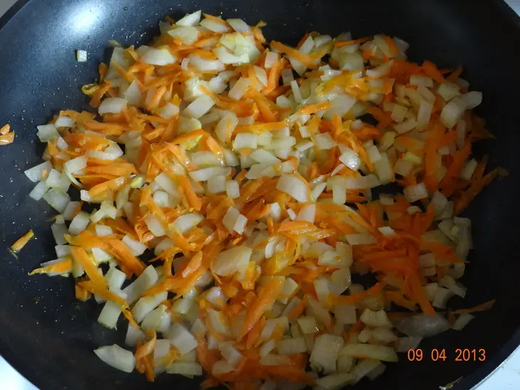 Картофельные драники с морепродуктами: шаг 2