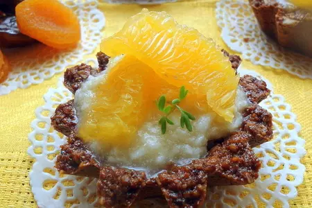 Корзиночки овсяные с бананово-кокосовым кремом: шаг 6