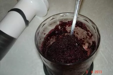 Лавандовое мороженое  с черникой и лимоном.: шаг 4