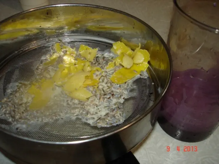 Лавандовое мороженое  с черникой и лимоном.: шаг 6
