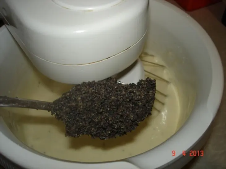 Маковые  маффины без муки с лавандовым мороженым: шаг 6