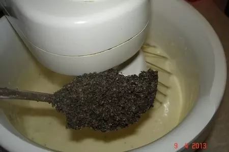 Маковые  маффины без муки с лавандовым мороженым: шаг 6