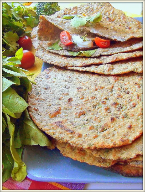 Роти, полезный индийский хлеб с чечевицей. roti.: шаг 11