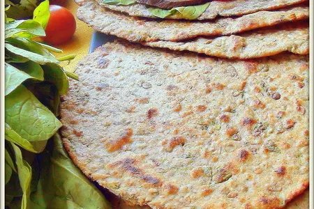 Роти, полезный индийский хлеб с чечевицей. roti.: шаг 11