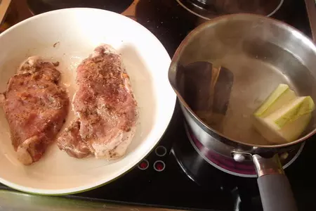 Маринованная свинина под винным соусом: шаг 4