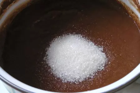 Шоколадно-манный мусс: шаг 3