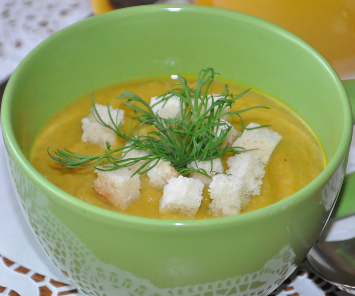 Суп-пюре из шампиньонов и цветной капусты: шаг 3