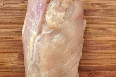 Куриный рулет с зеленым кускусом из коричневого риса "индика brown": шаг 6