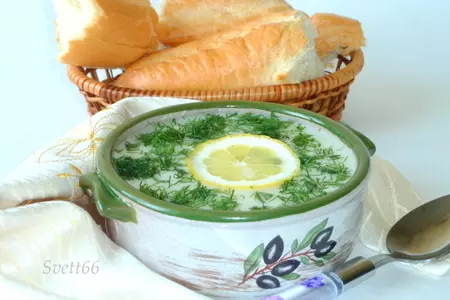 Греческий рисовый суп авголемоно: шаг 6