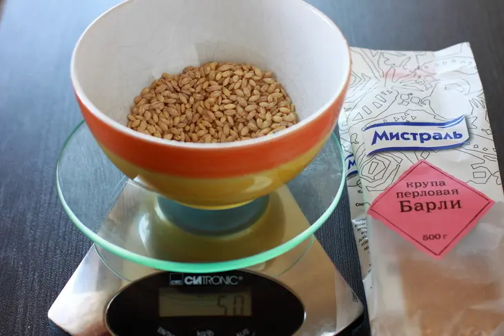 Barley water. ячменная вода: шаг 1