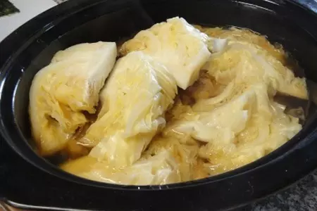 Мясо в тёмном пиве с капустой: шаг 6