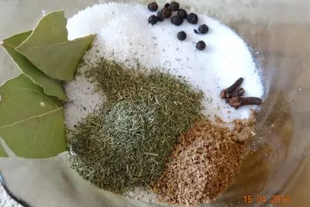 Скумбрия пряного (мокрого) посола: шаг 2