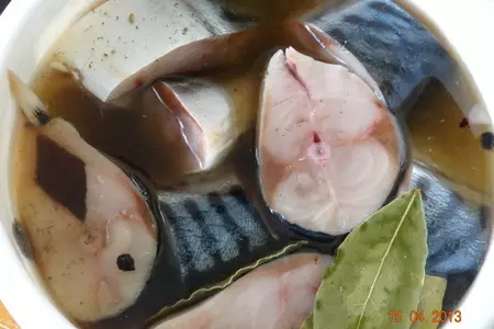 Скумбрия пряного (мокрого) посола: шаг 3