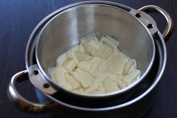 Кекс с белым шоколадом и зеленым чаем matcha: шаг 1