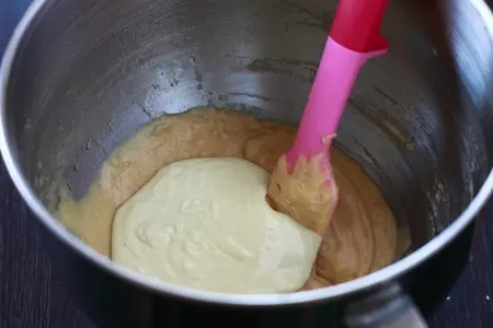 Кекс с белым шоколадом и зеленым чаем matcha: шаг 9