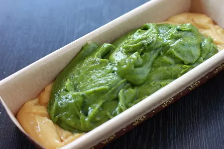 Кекс с белым шоколадом и зеленым чаем matcha: шаг 10