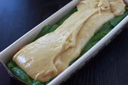 Кекс с белым шоколадом и зеленым чаем matcha: шаг 11