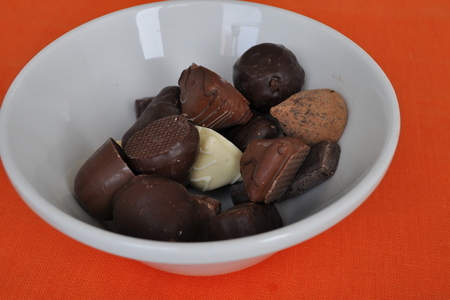 Овсяное печенье из шоколадных конфет.: шаг 2