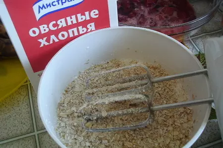 Блинчики с овсяными хлопьями.: шаг 2