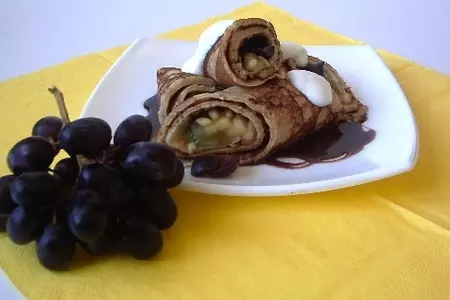 Блинчики с овсяными хлопьями.: шаг 5