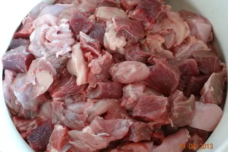 Колбаса домашняя варёная рубленная: шаг 3