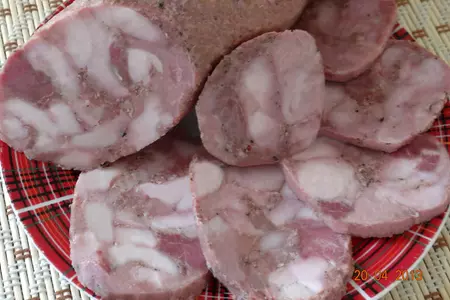 Колбаса домашняя варёная рубленная: шаг 8