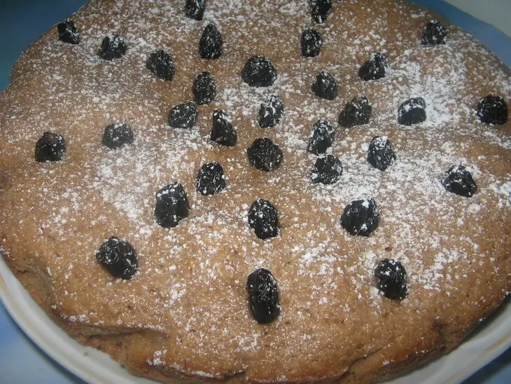 Манник шоколадный с изюмом.: шаг 4