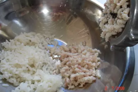 Рассольник с кальмаровыми фрикадельками: шаг 2