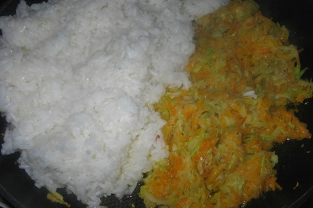 Рис с кабачками.: шаг 4