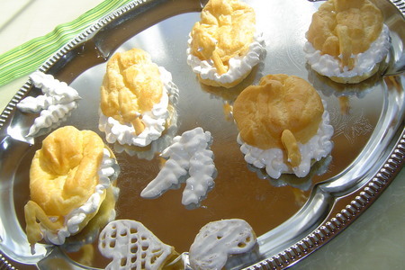 Заварные пирожные на желе "лебединое озеро".: шаг 6