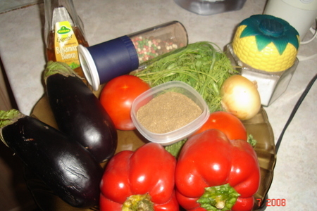 Салат из запечённых овощей: шаг 1
