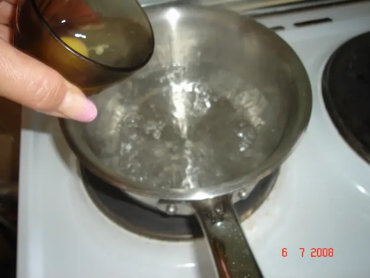 Салат с яйцом пашот: шаг 7